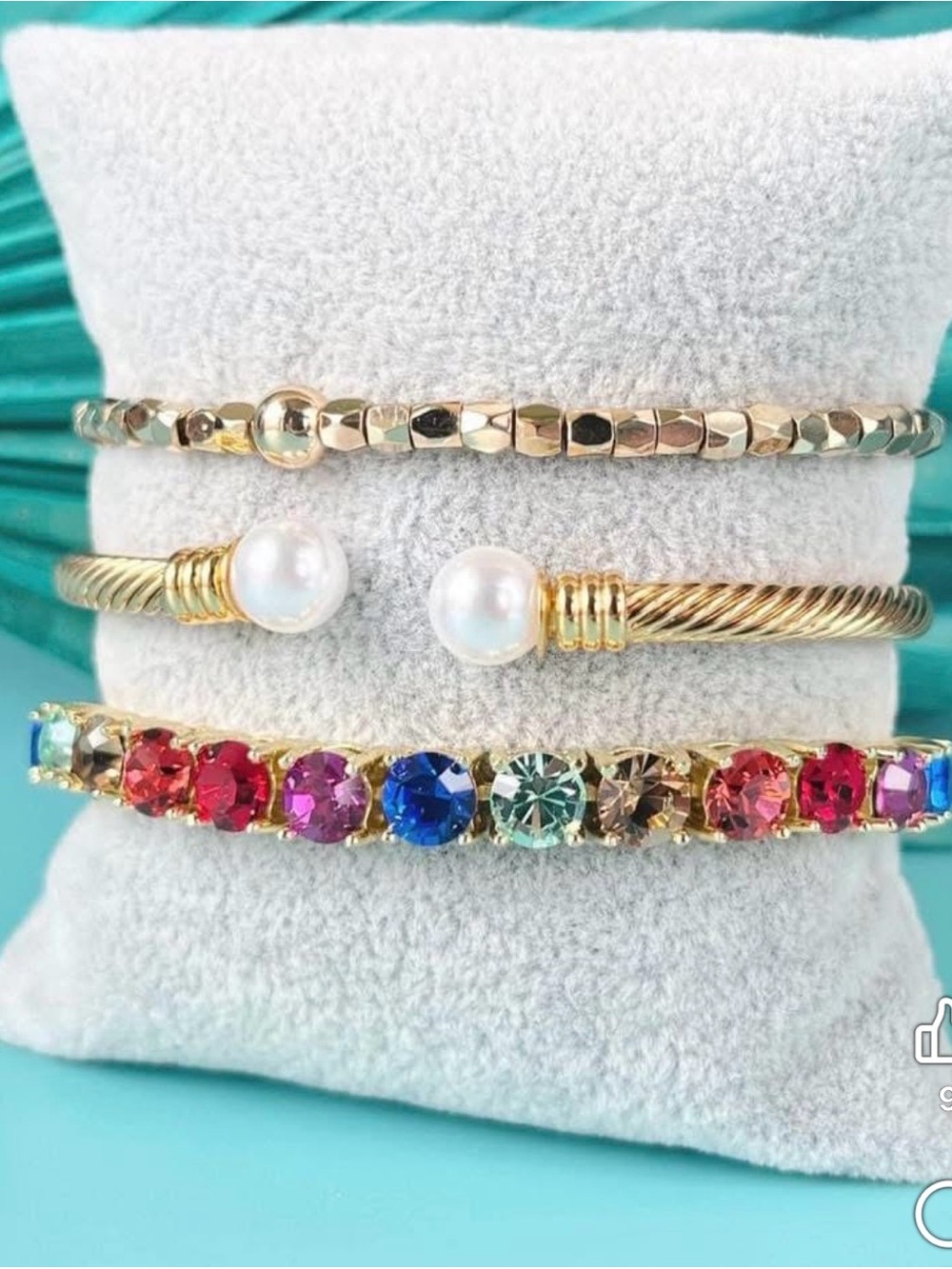 Park Lane “Rainbow” Mini Impression Bracelet! NWOT! Has Been Altered! - Picture 7 of 15